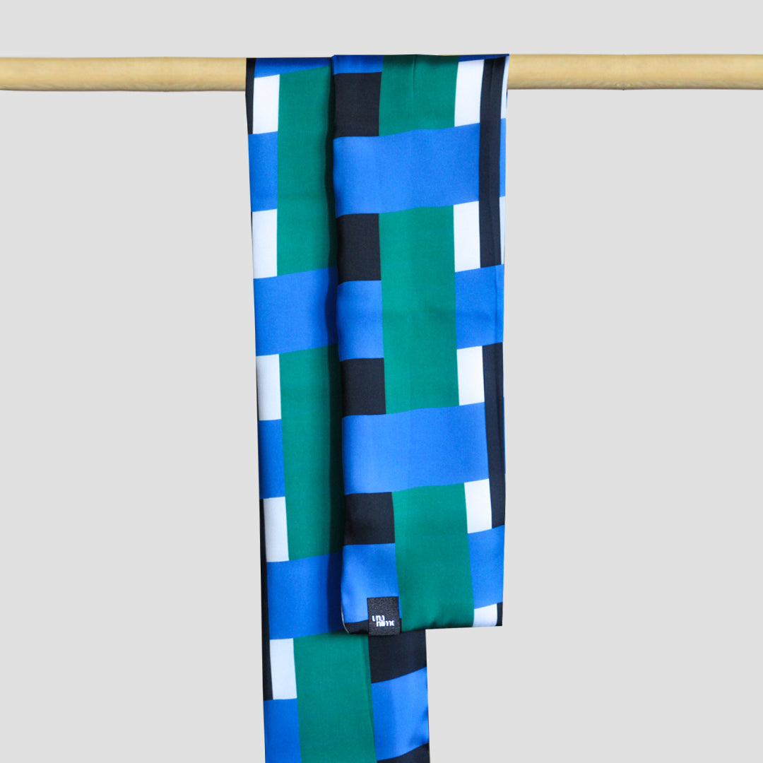 Pañuelo Corbatin Trama Azul