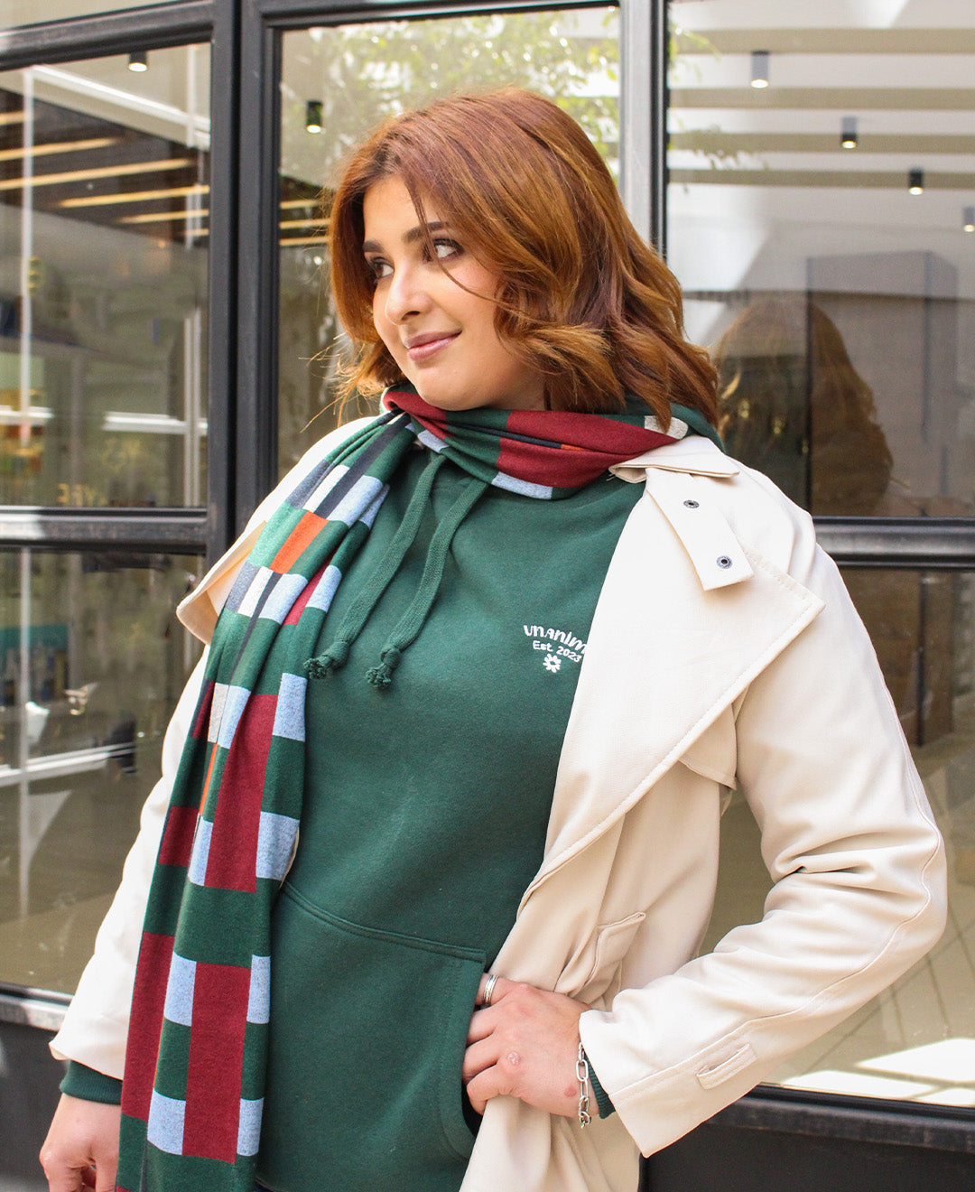 Bufanda Trama Esmeralda Unisex