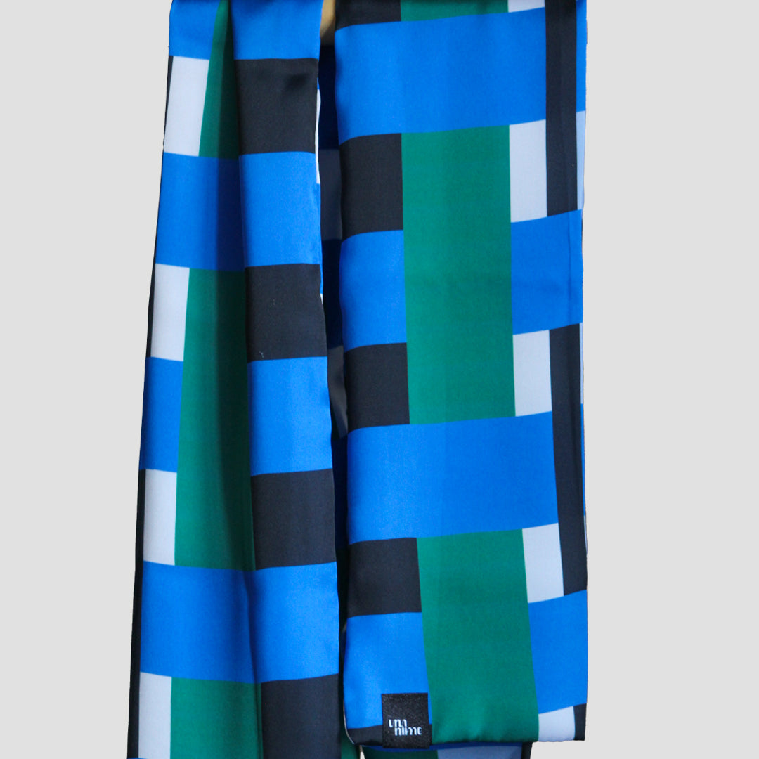 Pañuelo Corbatin Trama Azul