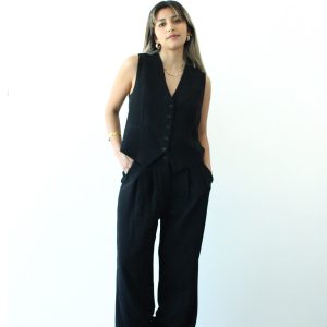 Pantalón Iky Sastrero Negro