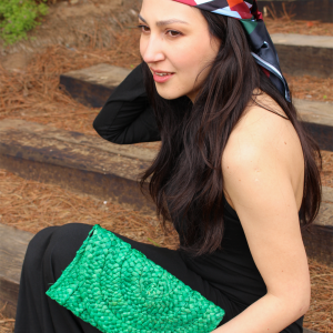 Bolso Clutch Verde