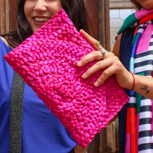 Bolso Clutch Fucsia