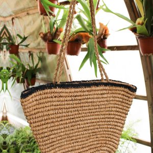 Bolso Fibra Natural Terra Nero