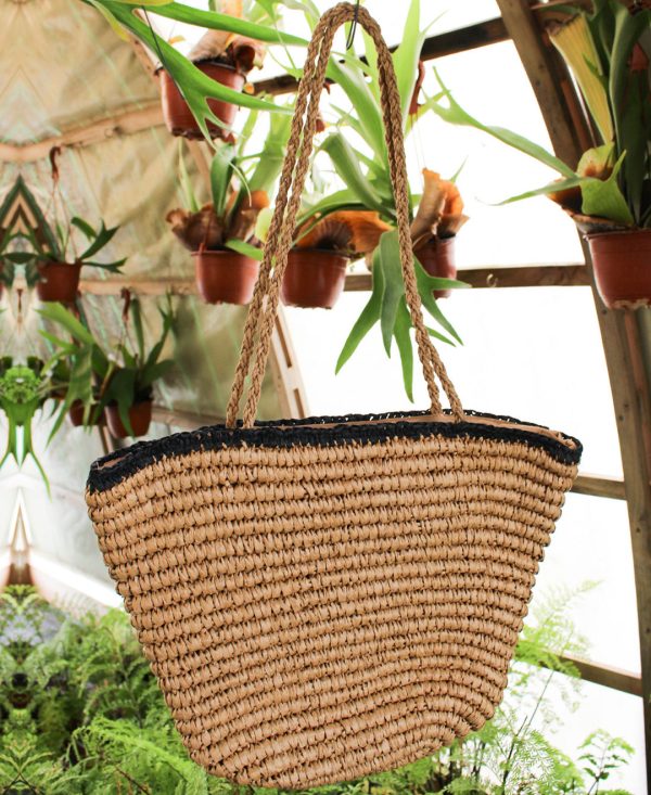 Bolso Fibra Natural Terra Nero