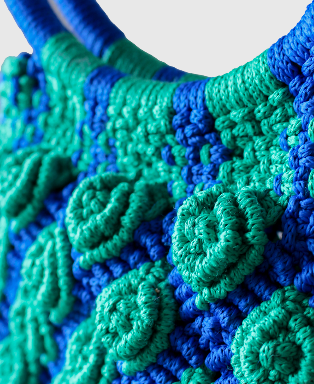 Bolso Tesa Mini Cuerda Azurro - Imagen 2