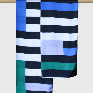 Pañuelo Largo Dual Azul