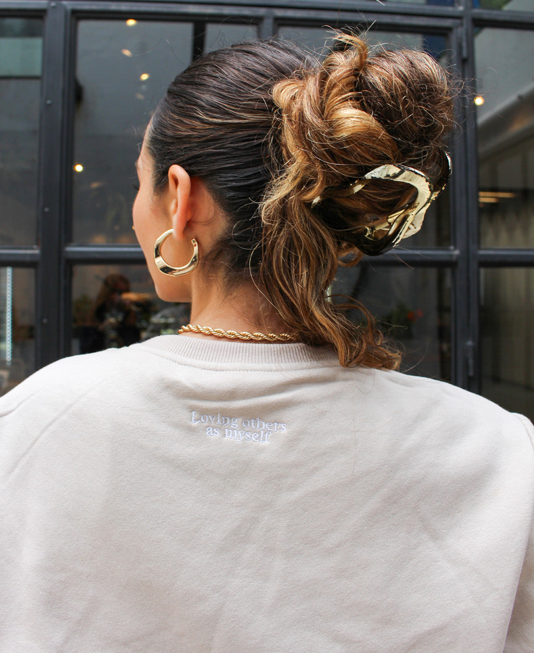 Hoodie State Polo Beige - Imagen 2