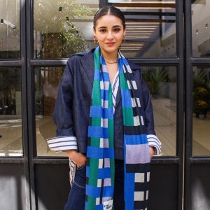Bufanda Trama Azul