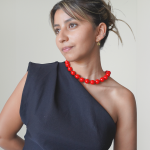 Collar Balls Rojo
