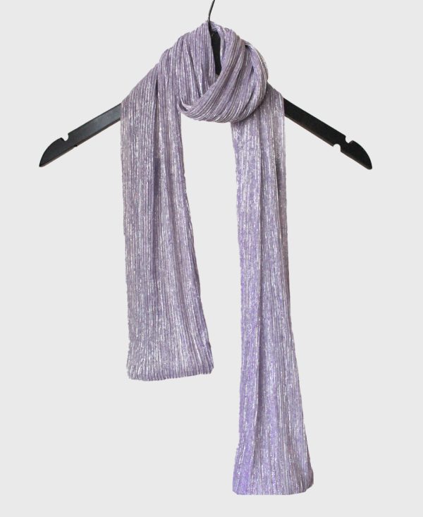 Pañuelo Largo Brillante Morado