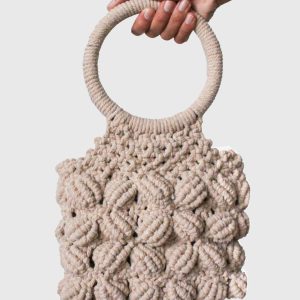Bolso Praia Mini Cuerda Algodon